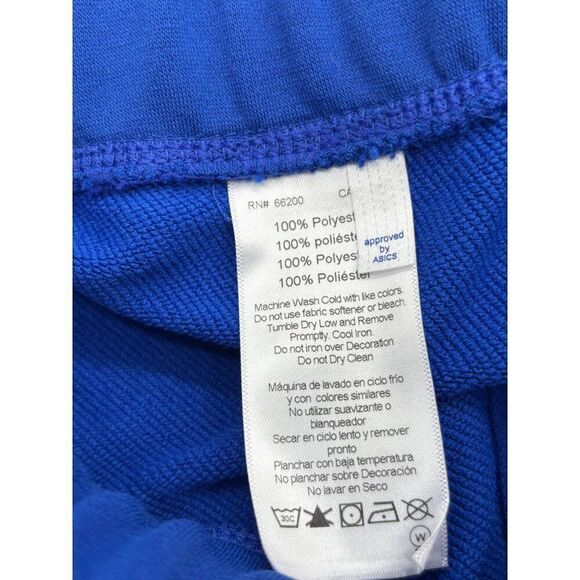 ASICS Women's Cuffed French Terry Jogger, Royal Blue, - Picture 6 of 11